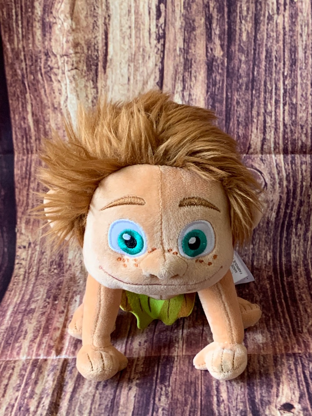 Disney Store "SPOT" The Good Dinosaur Caveman Stuffed Plush 8"